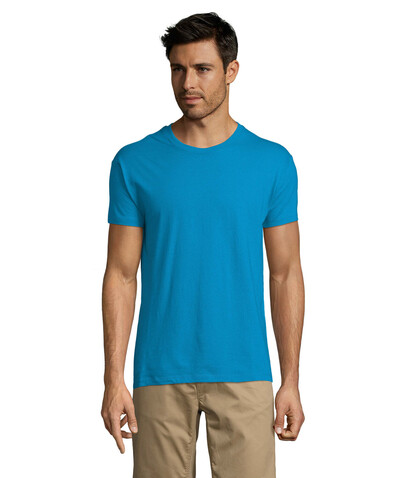 REGENT Uni T-Shirt 150g - Aqua bedrucken, Art.-Nr. S11380-AQ-XXS REGENT Uni T-Shirt 150g - Aqua bedrucken, Art.-Nr. S11380-AQ-XXS