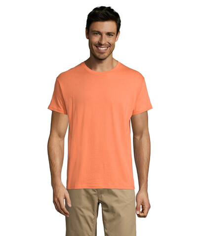 REGENT Uni T-Shirt 150g - Apricot bedrucken, Art.-Nr. S11380-AT-XL