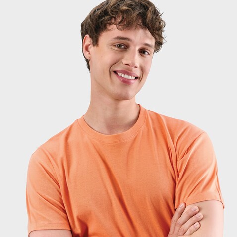 REGENT Uni T-Shirt 150g - Apricot bedrucken, Art.-Nr. S11380-AT-XL