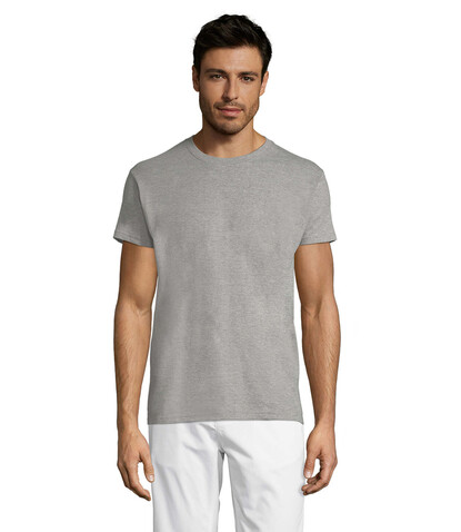 REGENT Uni T-Shirt 150g - Graue Melange bedrucken, Art.-Nr. S11380-GM-M REGENT Uni T-Shirt 150g - Graue Melange bedrucken, Art.-Nr. S11380-GM-M