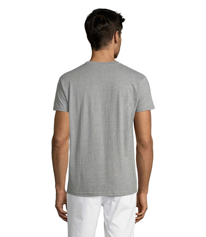REGENT Uni T-Shirt 150g - Graue Melange bedrucken, Art.-Nr. S11380-GM-M REGENT Uni T-Shirt 150g - Graue Melange bedrucken, Art.-Nr. S11380-GM-M