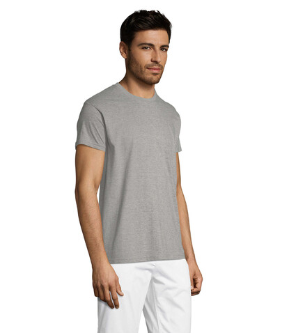 REGENT Uni T-Shirt 150g - Graue Melange bedrucken, Art.-Nr. S11380-GM-M REGENT Uni T-Shirt 150g - Graue Melange bedrucken, Art.-Nr. S11380-GM-M