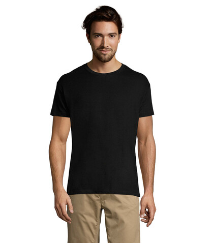 REGENT Uni T-Shirt 150g - Deep Black bedrucken, Art.-Nr. S11380-DB-L REGENT Uni T-Shirt 150g - Deep Black bedrucken, Art.-Nr. S11380-DB-L