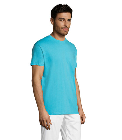 REGENT Uni T-Shirt 150g - Atoll-Blau bedrucken, Art.-Nr. S11380-AL-XXL