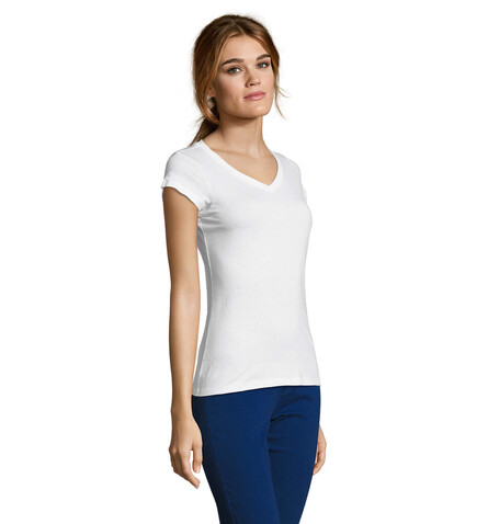 MOON DAMENT-SHIRT 150g - White bedrucken, Art.-Nr. S11388-WH-XXL