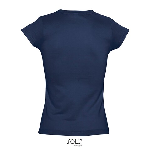MOON DAMENT-SHIRT 150g - French Navy bedrucken, Art.-Nr. S11388-FN-3XL MOON DAMENT-SHIRT 150g - French Navy bedrucken, Art.-Nr. S11388-FN-3XL