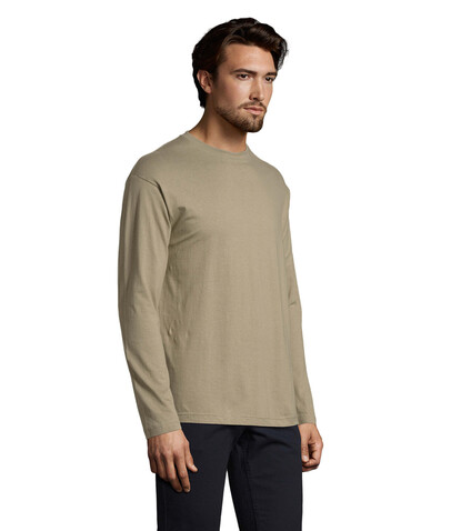 MONARCH MEN T-Shirt 150g - Khaki bedrucken, Art.-Nr. S11420-KH-M MONARCH MEN T-Shirt 150g - Khaki bedrucken, Art.-Nr. S11420-KH-M