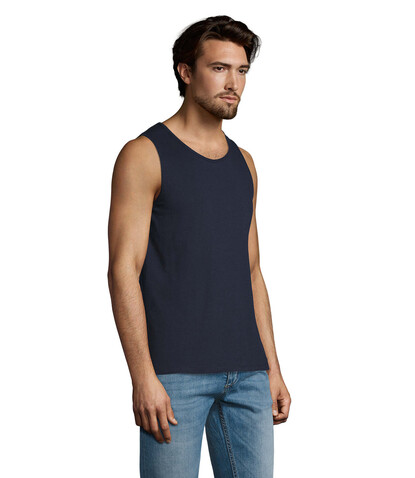 JUSTIN MEN'S TANK TOP 150 - French Navy bedrucken, Art.-Nr. S11465-FN-XL