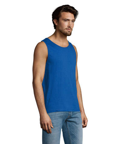JUSTIN MEN'S TANK TOP 150 - Royal Blue bedrucken, Art.-Nr. S11465-RB-XL