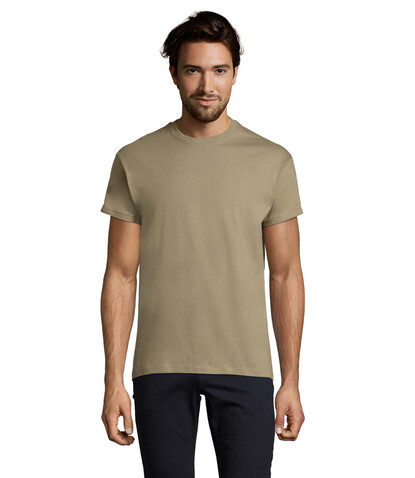 IMPERIAL MEN T-Shirt 190g - Khaki bedrucken, Art.-Nr. S11500-KH-S IMPERIAL MEN T-Shirt 190g - Khaki bedrucken, Art.-Nr. S11500-KH-S