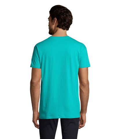 IMPERIAL MEN T-Shirt 190g - Karibik Blau bedrucken, Art.-Nr. S11500-CB-XXL