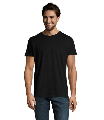 IMPERIAL MEN T-Shirt 190g - Deep Black bedrucken, Art.-Nr. S11500-DB-M
