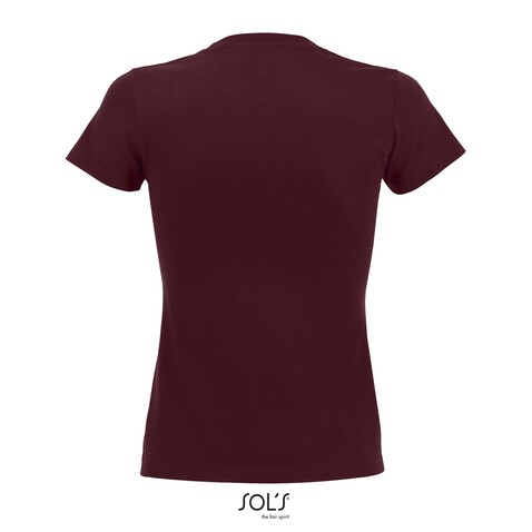 IMPERIAL WOMEN T-Shirt 190g - Burgundy bedrucken, Art.-Nr. S11502-BG-L IMPERIAL WOMEN T-Shirt 190g - Burgundy bedrucken, Art.-Nr. S11502-BG-L
