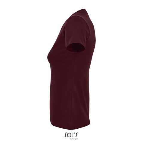 IMPERIAL WOMEN T-Shirt 190g - Burgundy bedrucken, Art.-Nr. S11502-BG-L IMPERIAL WOMEN T-Shirt 190g - Burgundy bedrucken, Art.-Nr. S11502-BG-L