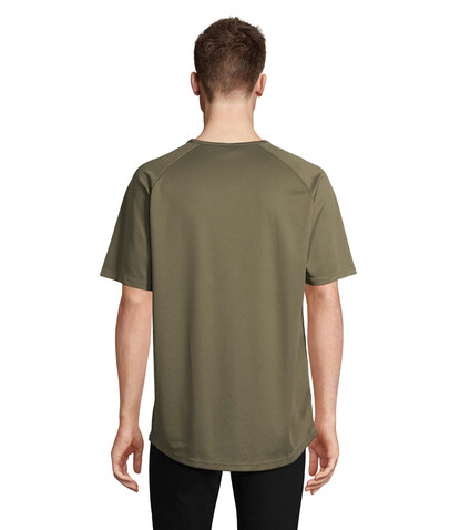 SPORTY MEN T-Shirt - Army bedrucken, Art.-Nr. S11939-AR-XXS