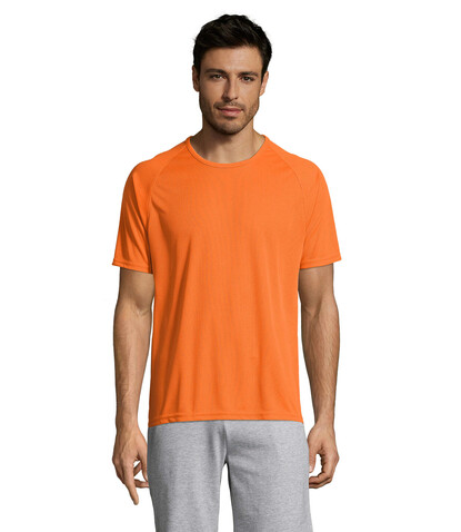SPORTY MEN T-Shirt - Orange bedrucken, Art.-Nr. S11939-OR-XXS SPORTY MEN T-Shirt - Orange bedrucken, Art.-Nr. S11939-OR-XXS