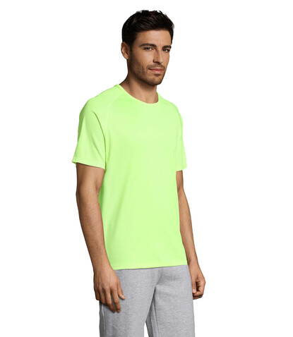 SPORTY MEN T-Shirt - Neon Yellow bedrucken, Art.-Nr. S11939-NE-S SPORTY MEN T-Shirt - Neon Yellow bedrucken, Art.-Nr. S11939-NE-S