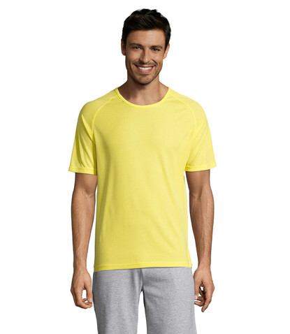 SPORTY MEN T-Shirt - Lemon bedrucken, Art.-Nr. S11939-LE-S