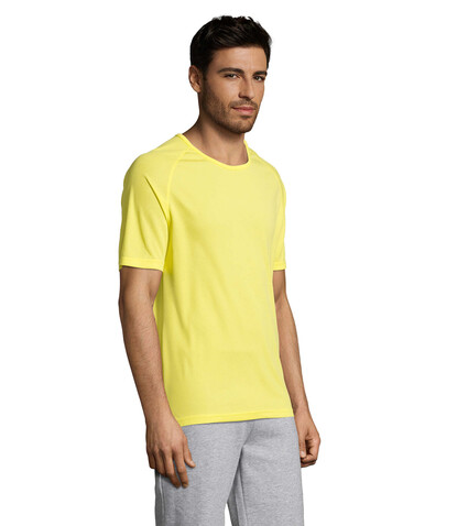 SPORTY MEN T-Shirt - Lemon bedrucken, Art.-Nr. S11939-LE-S