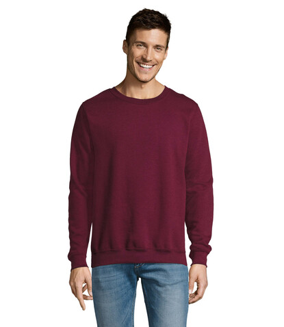 NEW SUPREME SWEATER 280g - Burgundy bedrucken, Art.-Nr. S13250-BG-3XL