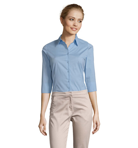 EFFECT STRETCH WOMEN SHIRT - Bright Sky bedrucken, Art.-Nr. S17010-BF-XL EFFECT STRETCH WOMEN SHIRT - Bright Sky bedrucken, Art.-Nr. S17010-BF-XL