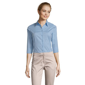 EFFECT STRETCH WOMEN SHIRT - Bright Sky bedrucken, Art.-Nr. S17010-BF-XXL