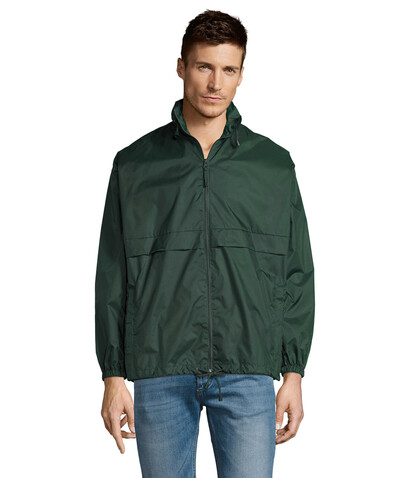 SURF Unisex Windbreaker - Forest Green bedrucken, Art.-Nr. S32000-FG-XXL