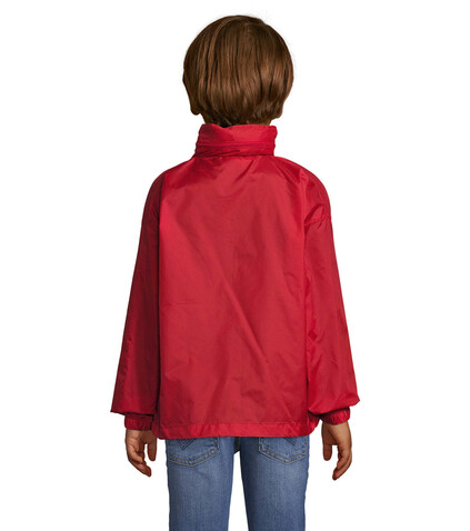 SURF KIDS WINDBREAKER 210g - Red bedrucken, Art.-Nr. S32300-RD-XL