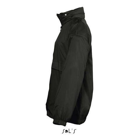 SURF KIDS WINDBREAKER 210g - Schwarz bedrucken, Art.-Nr. S32300-BK-4XL