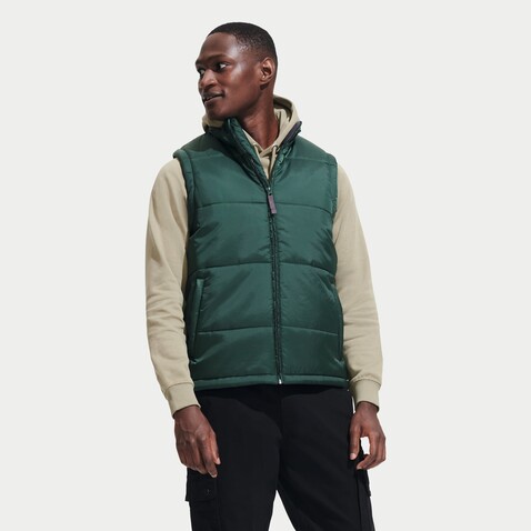 WARM MEN Bodywarmer - Forest Green bedrucken, Art.-Nr. S44002-FG-M