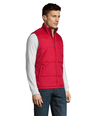 WARM MEN Bodywarmer - Red bedrucken, Art.-Nr. S44002-RD-3XL WARM MEN Bodywarmer - Red bedrucken, Art.-Nr. S44002-RD-3XL