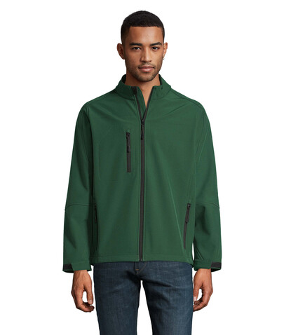 RELAX HERREN JACKE 340g - Bottle Green bedrucken, Art.-Nr. S46600-BO-S