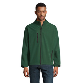 RELAX HERREN JACKE 340g - Bottle Green bedrucken, Art.-Nr. S46600-BO-XXL