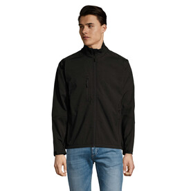 RELAX HERREN JACKE 340g - Schwarz bedrucken, Art.-Nr. S46600-BK-3XL
