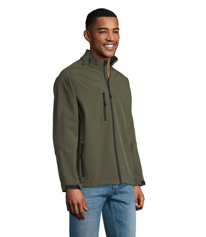 RELAX HERREN JACKE 340g - Army bedrucken, Art.-Nr. S46600-AR-XXL