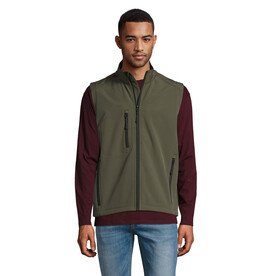 RALLYE MEN SOFTSHELL JACKET - Army bedrucken, Art.-Nr. S46601-AR-XXL