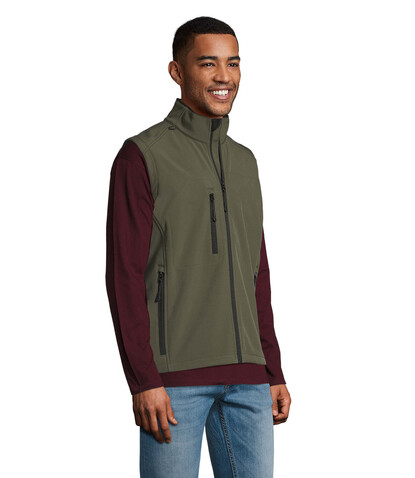 RALLYE MEN SOFTSHELL JACKET - Army bedrucken, Art.-Nr. S46601-AR-M RALLYE MEN SOFTSHELL JACKET - Army bedrucken, Art.-Nr. S46601-AR-M