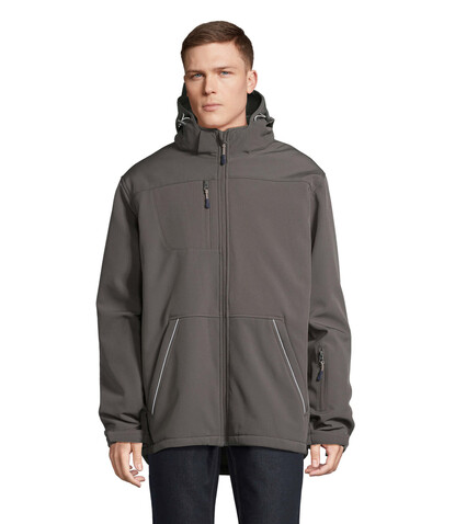 ROCK MEN WINTER SOFTSHELL - Anthrazitgrau bedrucken, Art.-Nr. S46604-CR-3XL ROCK MEN WINTER SOFTSHELL - Anthrazitgrau bedrucken, Art.-Nr. S46604-CR-3XL