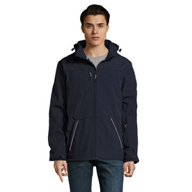 ROCK MEN WINTER SOFTSHELL - French Navy bedrucken, Art.-Nr. S46604-FN-XXL