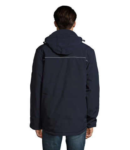 ROCK MEN WINTER SOFTSHELL - French Navy bedrucken, Art.-Nr. S46604-FN-XXL