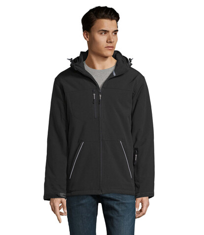 ROCK MEN WINTER SOFTSHELL - Schwarz bedrucken, Art.-Nr. S46604-BK-3XL ROCK MEN WINTER SOFTSHELL - Schwarz bedrucken, Art.-Nr. S46604-BK-3XL