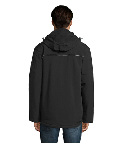 ROCK MEN WINTER SOFTSHELL - Schwarz bedrucken, Art.-Nr. S46604-BK-3XL ROCK MEN WINTER SOFTSHELL - Schwarz bedrucken, Art.-Nr. S46604-BK-3XL