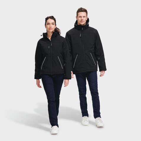 ROCK MEN WINTER SOFTSHELL - Schwarz bedrucken, Art.-Nr. S46604-BK-3XL ROCK MEN WINTER SOFTSHELL - Schwarz bedrucken, Art.-Nr. S46604-BK-3XL