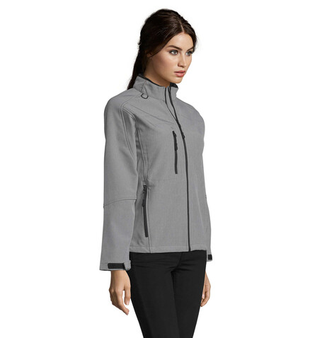 ROXY DAMEN JACKE 340g - Graue Melange bedrucken, Art.-Nr. S46800-GM-M