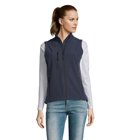 RALLYE WOMEN SOFTSHELL - French Navy bedrucken, Art.-Nr. S46801-FN-L