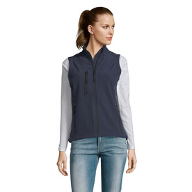RALLYE WOMEN SOFTSHELL - French Navy bedrucken, Art.-Nr. S46801-FN-S