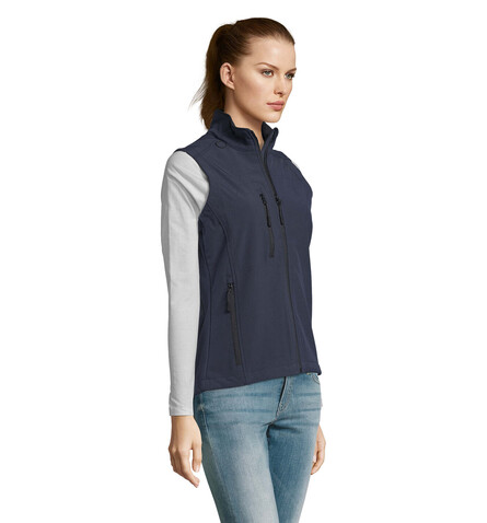 RALLYE WOMEN SOFTSHELL - French Navy bedrucken, Art.-Nr. S46801-FN-L