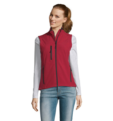 RALLYE WOMEN SOFTSHELL - Pepper Red bedrucken, Art.-Nr. S46801-PE-XXL