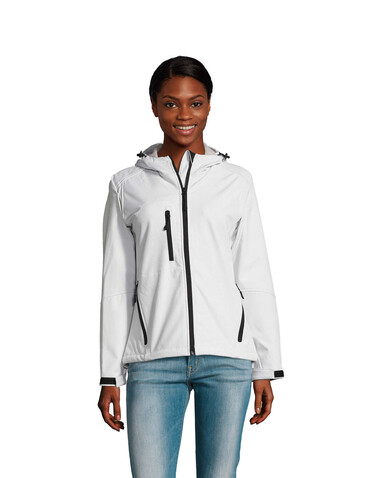 REPLAY Damen Jacke 340g - White bedrucken, Art.-Nr. S46802-WH-XL REPLAY Damen Jacke 340g - White bedrucken, Art.-Nr. S46802-WH-XL