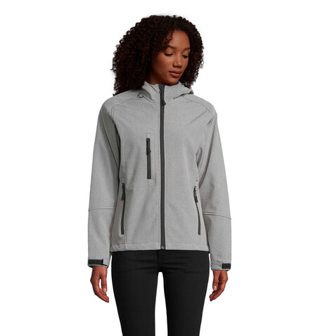 REPLAY Damen Jacke 340g - Graue Melange bedrucken, Art.-Nr. S46802-GM-XL REPLAY Damen Jacke 340g - Graue Melange bedrucken, Art.-Nr. S46802-GM-XL
